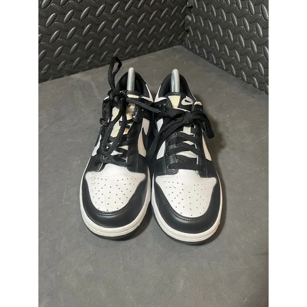 Nike Dunk Low GS Sneakers 6Y Black White Panda CW1590-100 Low Top Shoes